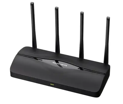 Router wireless Mercusys MR27BE, 2.5Gigabit, Dual-Band, WiFi 7 (Negru)