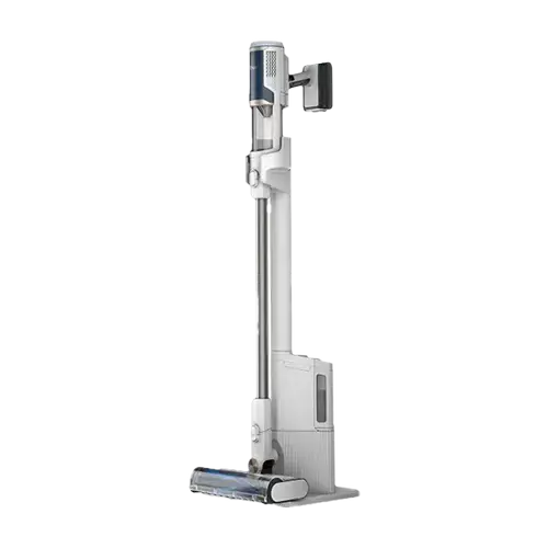 Aspirator vertical Shark Clean & Self-Empty BU3521EU, 240 W, Autonomie 40 minute, Filtru HEPA (Alb/Albastru)