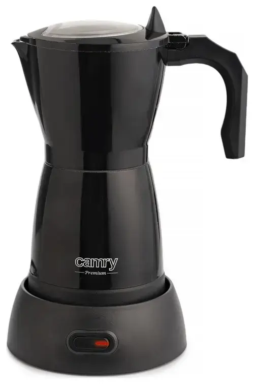 Cafetiera electrica pentru moka Camry CR 4415B, Capacitate 300 ml, 480 W (Negru)