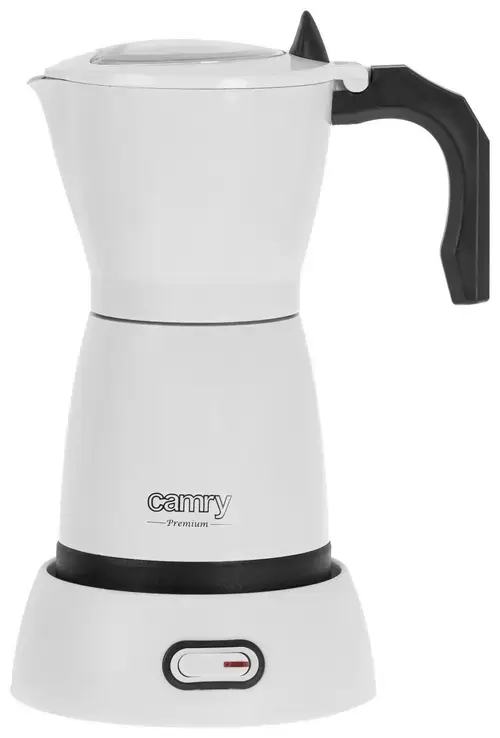Cafetiera electrica pentru moka Camry CR 4415W, Capacitate 300 ml, 480 W (Alb)