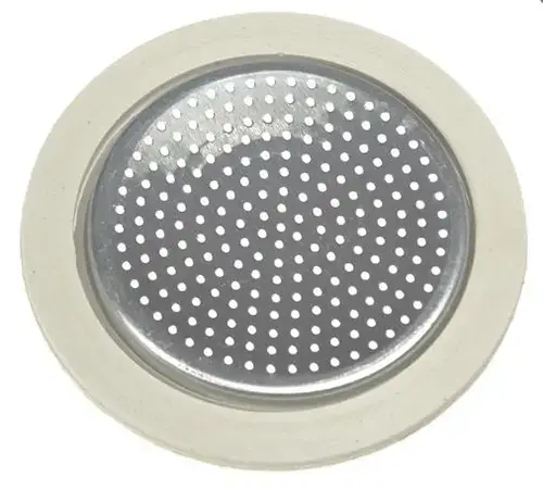 Filtru si garnitura de inlocuire pentru aparatul de cafea Moka  Camry CR4415, original, aluminiu (Argintiu)