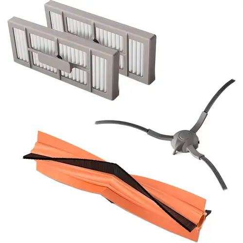 Kit de schimb Philips XV1492/10, pentru aspiratorul robot Philips Seria 9000: 1 perie principala, 1 perie laterala si 2 filtre HEPA11 lavabile