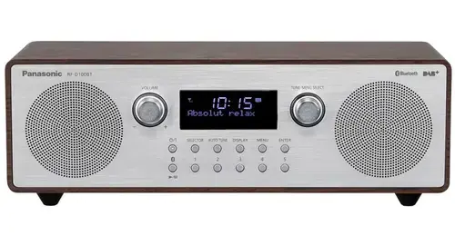 Radio Portabil Panasonic RF-D100BTEGT, DAB, FM, Ceas, Bluetooth, Alarma (Maro)