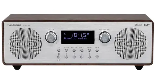 Radio Portabil Panasonic RF-D100BTEGT, DAB, FM, Ceas, Bluetooth, Alarma (Maro)