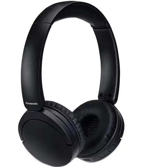 Casti Stereo Panasonic RB-HF630BE-K, Wireless, Bluetooth 5.3, ENC, Multipoint, XBS, Autonomie 72 ore (Negru)