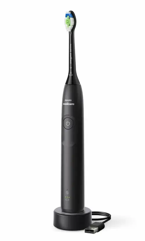 Periute de dinti electrica Philips 5300 Seria 5300 HX7101/01, Sonica, 2 intensitati, 62.000 miscari (Negru)