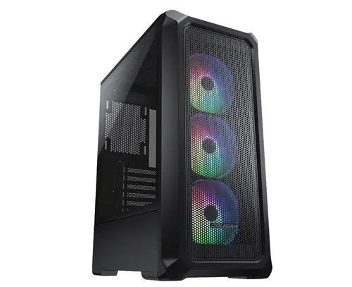 Carcasa Cougar Archon 2 Mesh RGB, Mid Tower, tempered glass, sursa 600W (Negru)