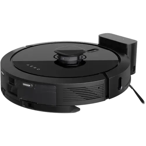 Aspirator robot AENO RC7S, Rezervor apa 0.3 l, Recipient praf 0.3 l, 4000 Pa, Navigare cu LiDAR, 300 mp, 20 senzori, Mapare, Autonomie 250 minute (Negru)