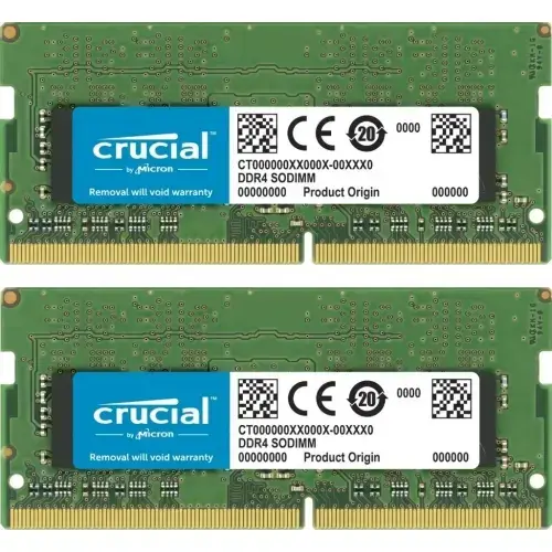 Memorii laptop SODIMM Crucial 32GB (2x 16GB), DDR4-3200MHz, CL22, Dual Channel