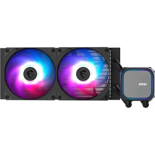 Cooler CPU MSI MAG CORELIQUID A13 240, Racire cu lichid, AIO 240mm, RGB, Intel/ AMD, Negru