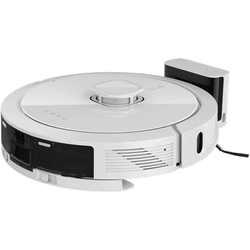 Aspirator robot AENO RC8S, Autonomie 250 minute, 300 mp, 4000 Pa, Rezervor 2-in-1 apa 0.3 l si praf 0.3 l, Asistent vocal si aplicatie, Filtru HEPA, 20 senzori, Navigare LiDAR (Alb)