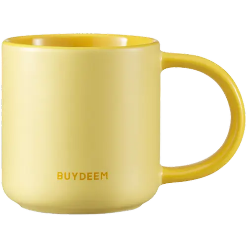 Cana ceramica BUYDEEM CD1018-MY, 300 ml (Galben)