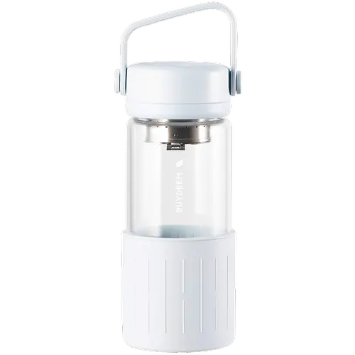 Sticla de ceai BUYDEEM DG42-OW, 300 ml (Alb)