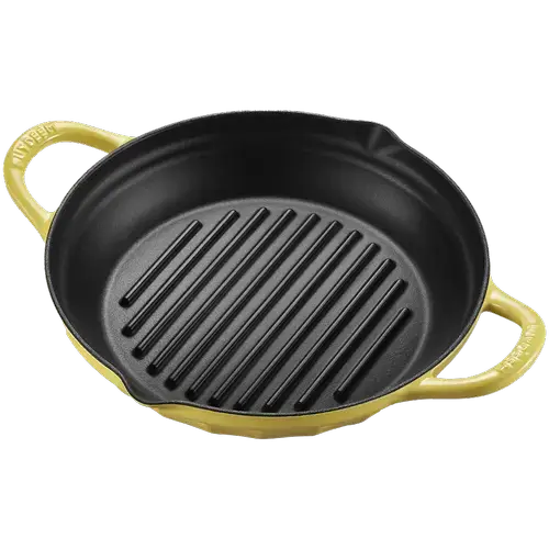 Tigaie grill BUYDEEM CP553-MY, 26 cm, Fonta (Galben)