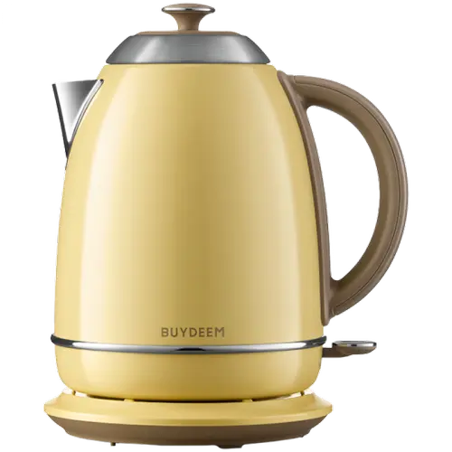 Fierbator apa BUYDEEM K640-MY/EU, 1.7 l, 2400 W, Oprire automata, Indicator LED, Stocare cablu (Galben)