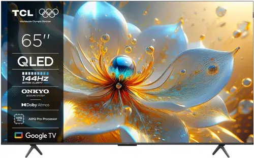 Televizor QLED TCL 165 cm (65inch) 65T8C, Ultra HD 4K, Smart TV, WiFi, CI+