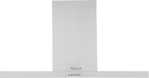 Hota decorativa Tesla DC900AX, T-shape, 630 m3/h, 1 motor 190W, 3 trepte, LED 2x2W, 90cm, Clasa B (Inox)
