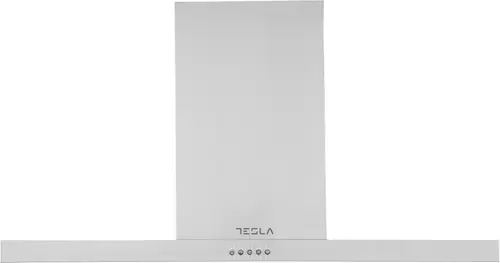 Hota decorativa Tesla DC900AX, T-shape, 630 m3/h, 1 motor 190W, 3 trepte, LED 2x2W, 90cm, Clasa B (Inox)