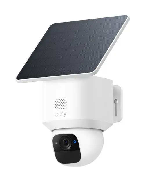 Camera supraveghere eufy SoloCam E30, Wireless, 2K HD, Panou Solar, Supraveghere 360, 2.4 GHz Wi-Fi (Alb)