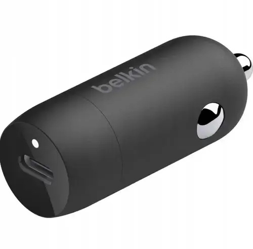 Incarcator auto Belkin CCA004btBK, USB-C, 30W (Negru)