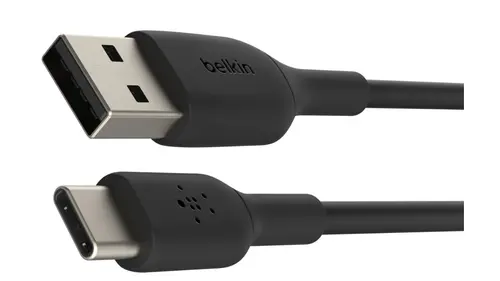 Cablu incarcator Belkin 745883788484, USB C/USB-A, 1m (Negru)