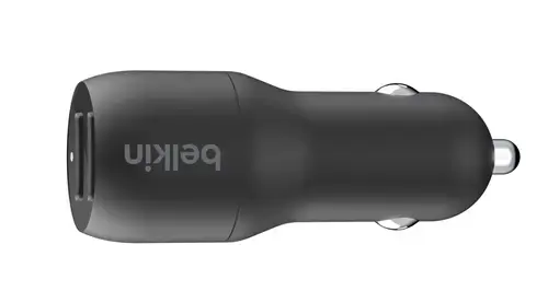 Incarcator auto Belkin 745883790425, 2 x USB-A, 2 x 12W (Negru)