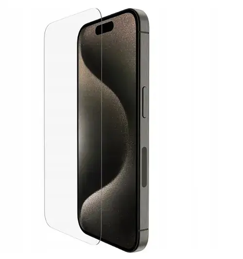 Folie de protectie ,Belkin 745883866519 pentru iPhone 15 Pro Max, Sticla (Transparent)