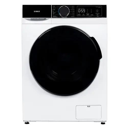 Masina de spalat rufe SAMUS WSADI-12143, 12 kg, 15 programe, 1400 rpm, Clasa A, Motor inverter, Afisaj electronic (Alb)