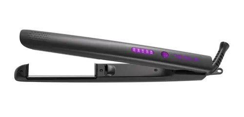 Placa de indreptat parul Tesla STH300BP, 42 W, 5 setari temperatura, 130-210 grade, Display LED, Ceramic Turmalin (Negru/Mov)