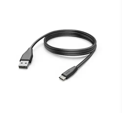 Cablu de date Hama 201597, USB A/USB-C, 3m (Negru)