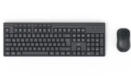 Kit mouse si tastatura Hama WKM-200, Wireless (Negru)