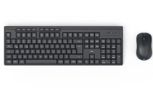 Kit mouse si tastatura Hama WKM-200, Wireless (Negru)