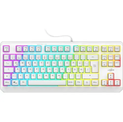 Tastatura Gaming HAMA uRage Exodus 220 TKL, RGB, Layout US (Alb)