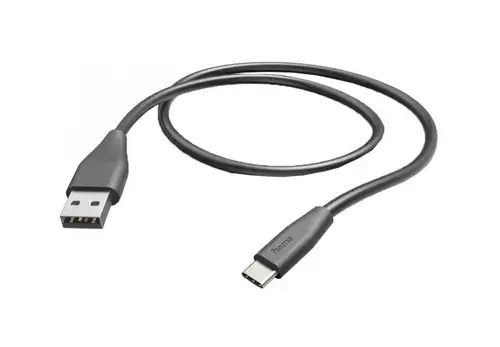 Cablu de date Hama 201595, USB-A - USB-C, 1.5m (Negru)
