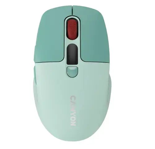 Mouse Canyon MW-26 LCD Silent Dual Mode, Wireless, USB (Verde)