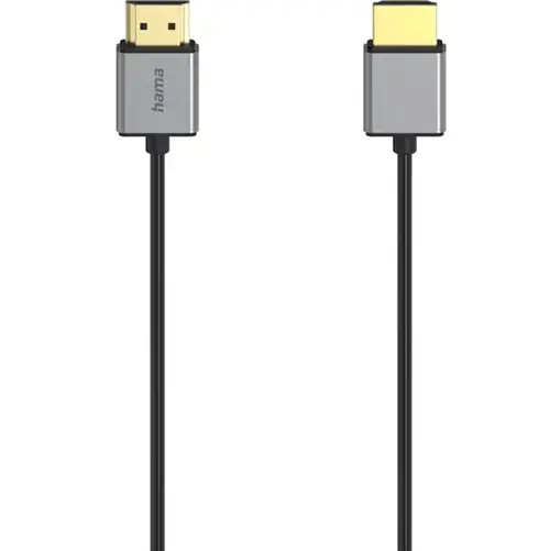 Cablu HDMI Hama 205449, 8K, 1.5m (Gri/Negru)