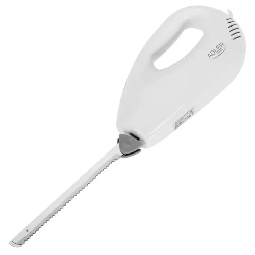Cutit electric Adler AD 4512, 180 W, 27.5 cm, Inox (Alb)