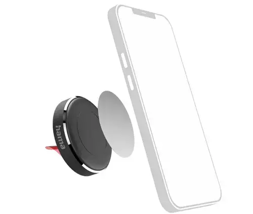 Suport auto telefon Hama Magnet (Negru)