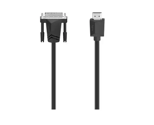 Cablu video Hama 200715, DVI - HDMI, 1.5 m (Negru)