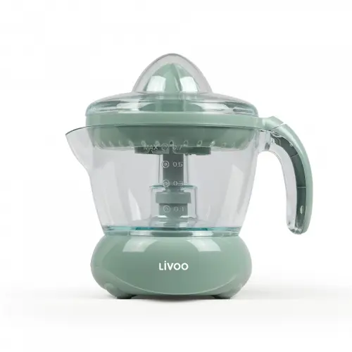 Storcator electric pentru citrice Livoo DOD131VS, 25 W, 0.7 L, 2 conuri interschimbabile (Verde)