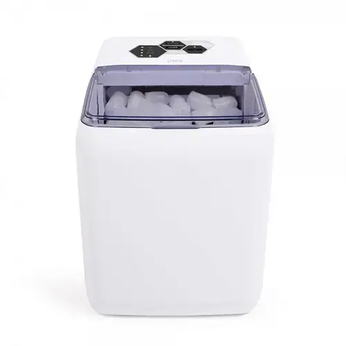 Masina de facut gheata Livoo DOM454, 150 W, 2.0 l Gheata, Rezervor 2.6 l, 20 kg/zi (Alb)