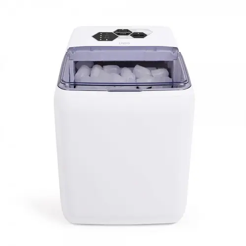Masina de facut gheata Livoo DOM454, 150 W, 2.0 l Gheata, Rezervor 2.6 l, 20 kg/zi (Alb)