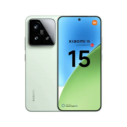 Telefon Mobil Xiaomi 15, Procesor Octa-Core Snapdragon 8 Elite, LTPO AMOLED touchscreen 6.36inch, 12GB RAM, 256GB Flash, Camera Tripla 50+50+50MP, Wi-Fi, 5G, Dual SIM, Android (Verde)