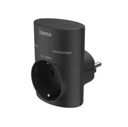 Adaptor de priza Hama 223322 (Negru)