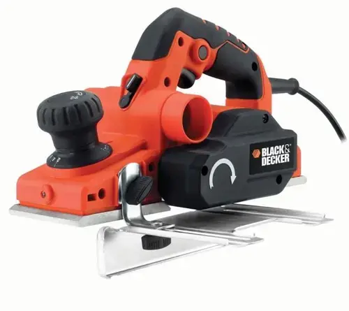 Rindea electrica Black & Decker KW750K-QS, 750 W, 230 V, 16.500 oscilatii/min, 2 mm adancime rinduire, 82 mm latime lucru, 8 mm adancime maxima de faltuire, 3 m lungime cablu