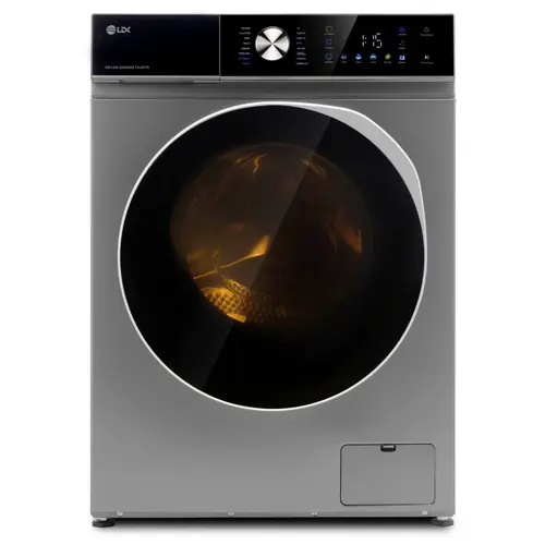 Masina de spalat rufe LDK Queen2 714DITS, Clasa A, Capacitate 7 Kg, 1400 rpm, 16 programe, Control Touch, Steam, Super Spa, Storm Wash, Night wash, My Cycle, Amanare pornire, Motor Inverter (Argintiu)