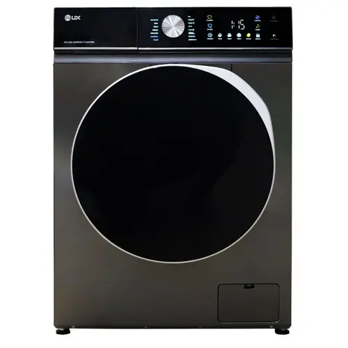 Masina de spalat rufe LDK Queen2 714DITSS, Clasa A, Capacitate 7 Kg, 1400 rpm, 16 programe, Control Touch, Steam, Super Spa, Storm Wash, Night wash, My Cycle, Amanare pornire, Motor Inverter (Antracit)
