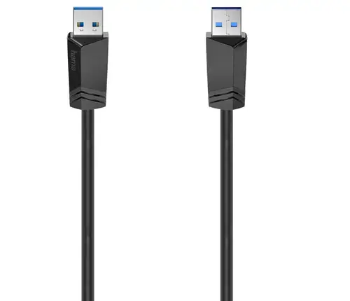 Cablu Hama 200624, USB A - USB A, 1.5m (Negru)