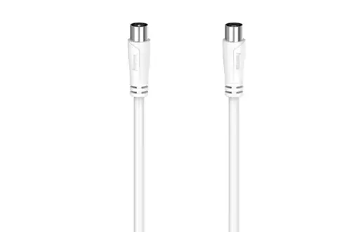 Cablu video Coaxial HAMA 205046, 3m, 90dB (Alb)
