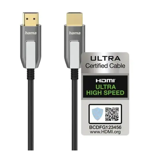 Cablu HDMI Hama 205265, Ultra High Speed, 8K Ultra HD, 10m (Negru)